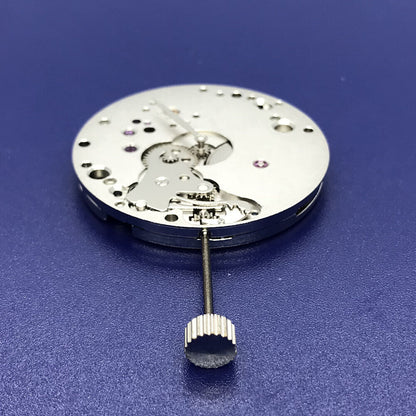 Chinese Seagull ST3621 mechanical watch movement with ETA 6498 second hand at 6 o'clock, replacement part.