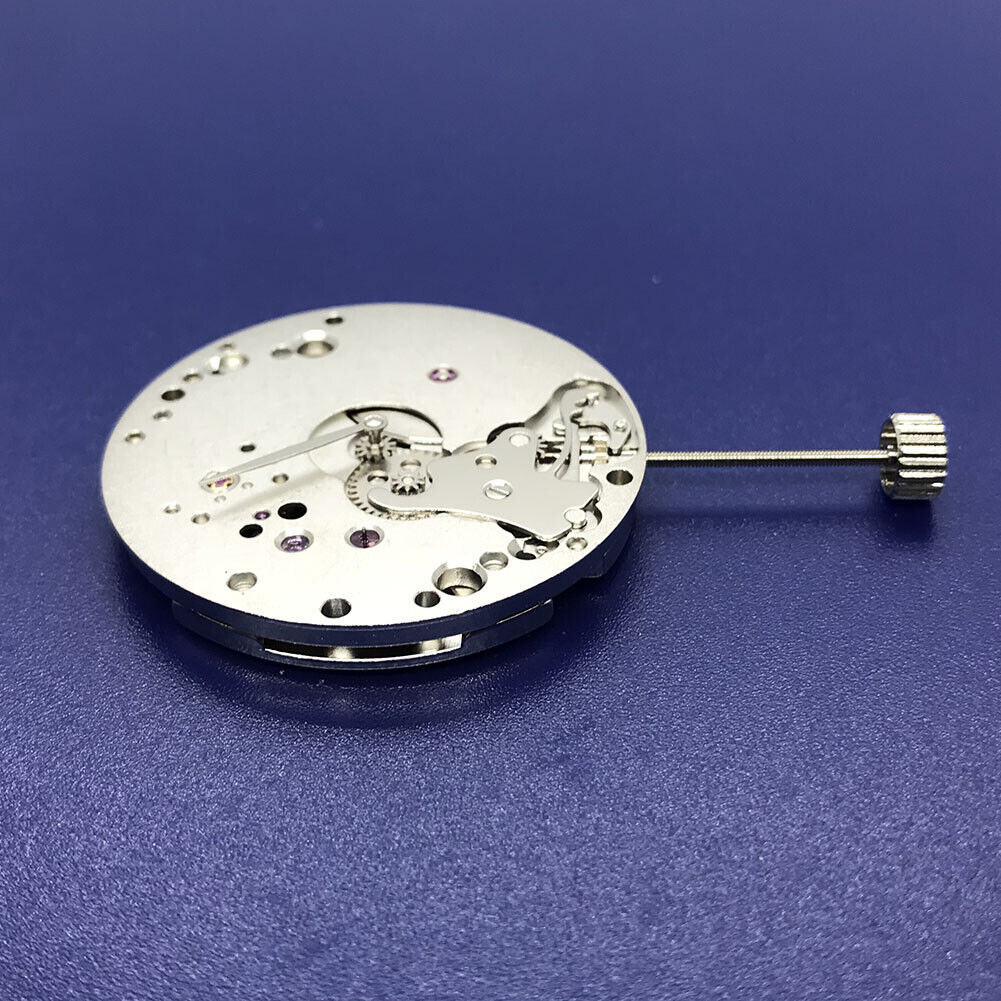 Chinese Seagull ST3621 mechanical watch movement with ETA 6498 second hand at 6 o?clock replacement part.