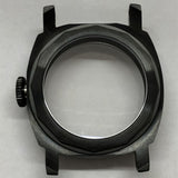 44mm 316L Black Sapphire Glass Watch Case for Seagull ST3600/ST3621/ETA6497/6498