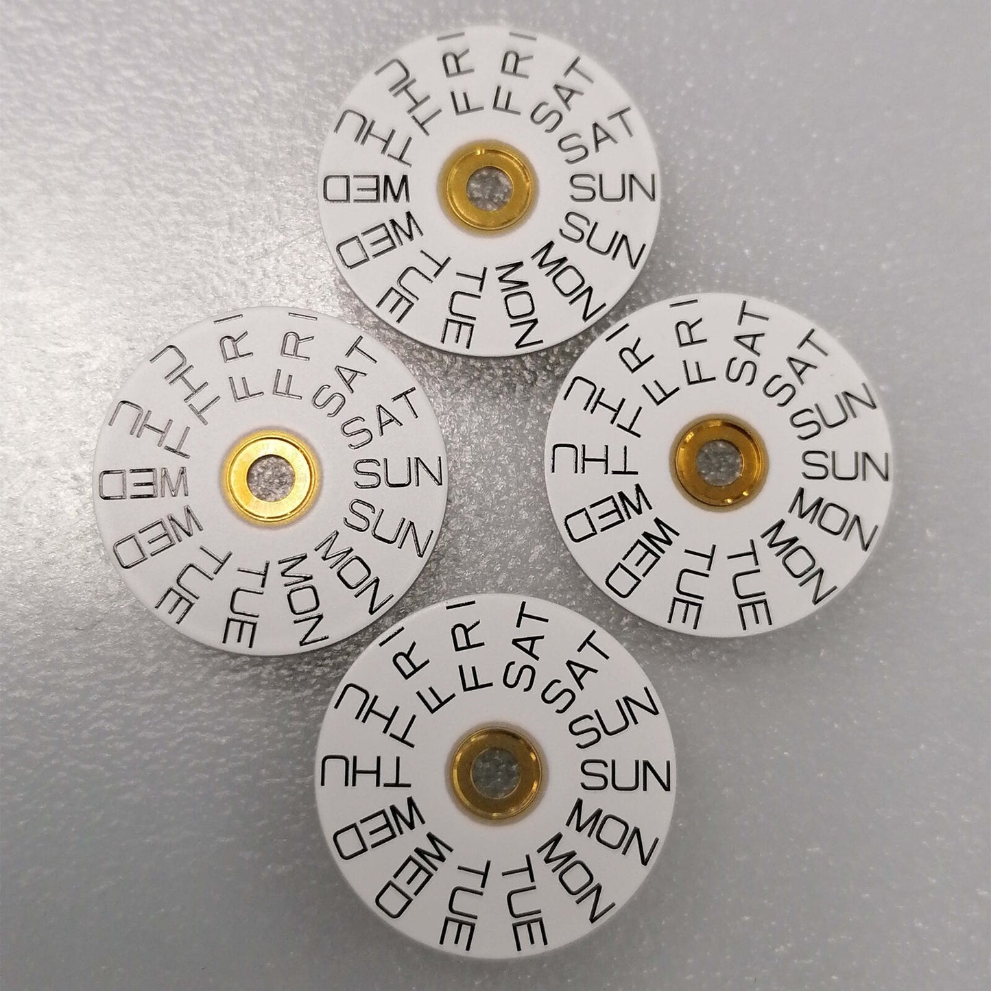 Generic Replacement White Disk Wheel for ETA 2836 movement, precise watch accessory part