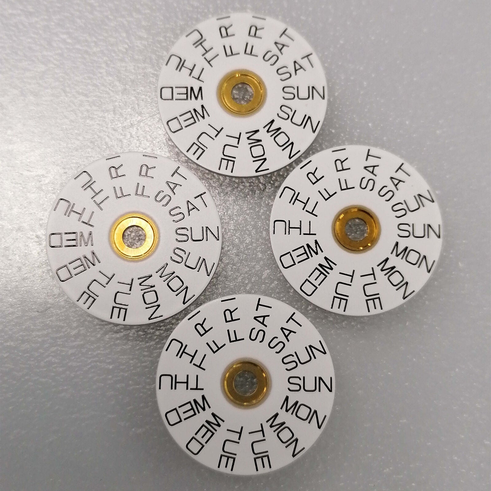 Generic Replacement White Disk Wheel for ETA 2836 movement, precise watch accessory part