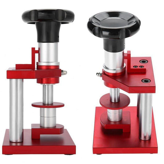 Watch Repair Case Cover Press Tool Pressor Closer Tools with 20 Fittting Dies