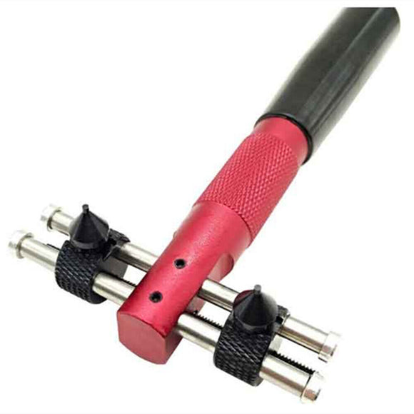 Adjustable Transversal Watch Back Case Opener Remover with 4 Spare Dies