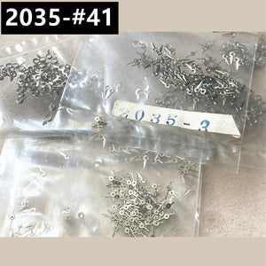 100 Sets 3mm Silver Second Hands Watch Hands for Miyota 2035 Quartz Movement