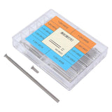 100pcs Alloy Watch Band Clasp Tube Friction Pin Pressure Bars Pins Rivet Ends