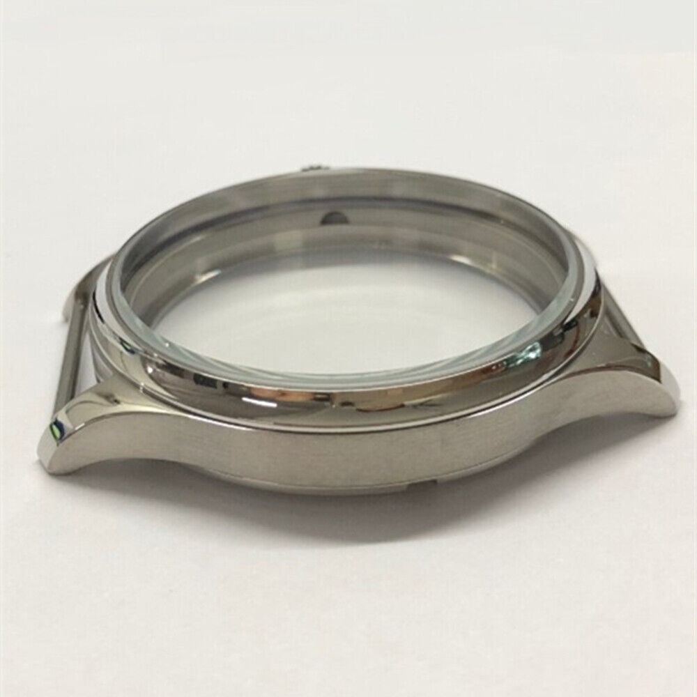 44mm 316L stainless steel watch case with sapphire glass, compatible with Seagull ST3600 and ETA6497 movements.
