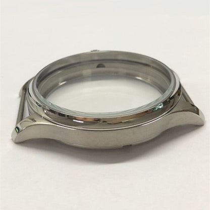 44mm 316L stainless steel watch case with sapphire glass, compatible with Seagull ST3600 and ETA6497 movements.