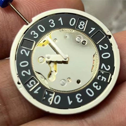 Ronda 5040B 5040.B Quarzuhrwerk, Schweizer Teile, Uhrwerk, schwarzes Datumsrad