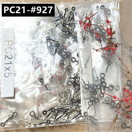 100 Sets 5mm rote Sekundenzeiger Uhrzeiger für Hattori Epson PC21 Quarzwerk