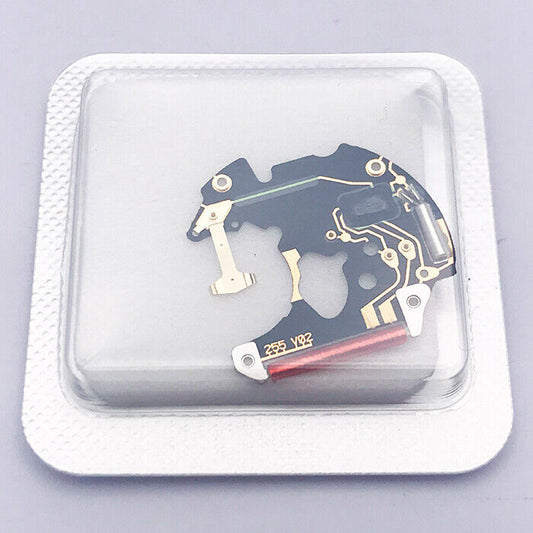 Precise ETA 255.441 movement repair circuit board for watch accessory replacement and maintenance.