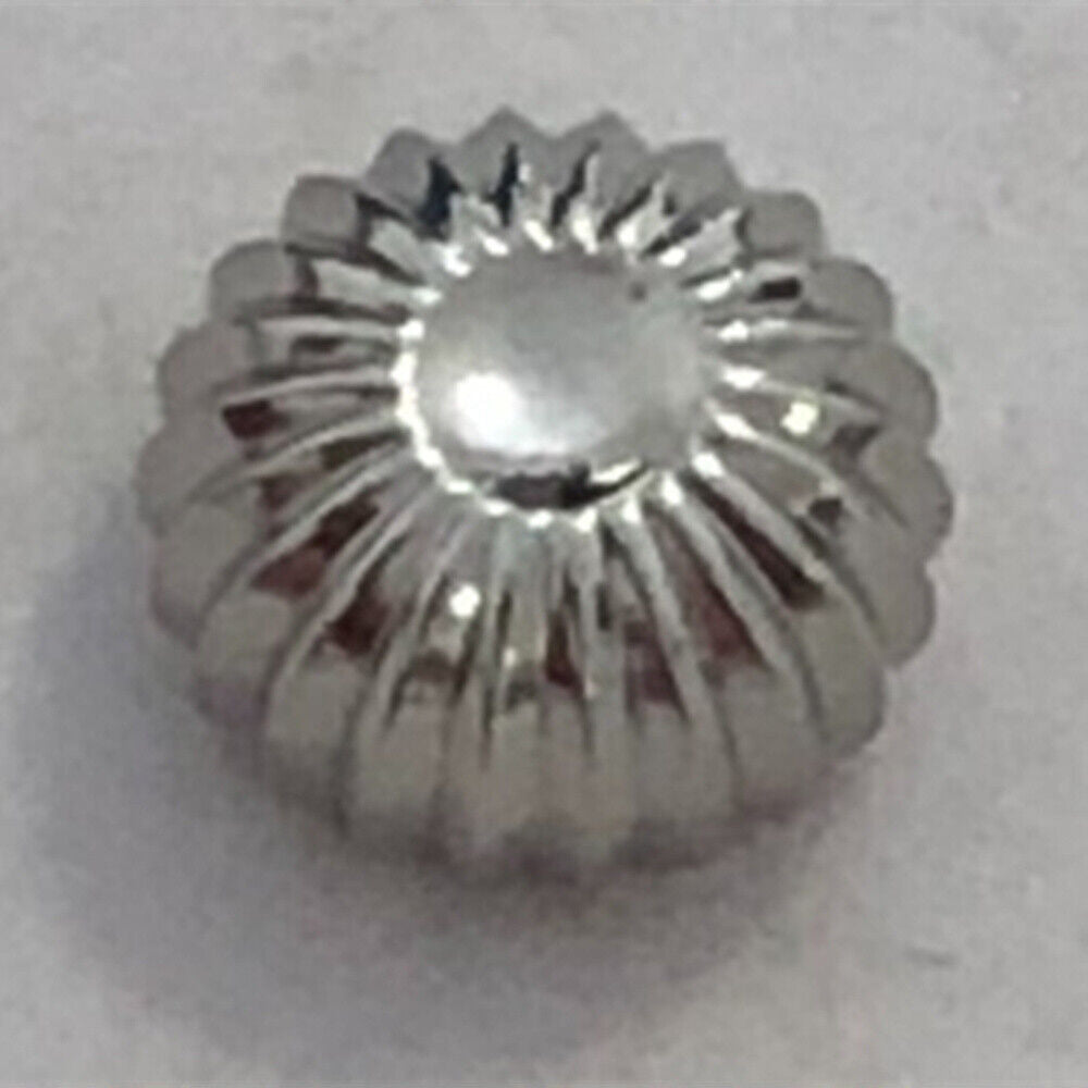 316L stainless steel watch crown by Seagull, fits ST3600/ST3621 & ETA6497/6498 movements, durable accessory.