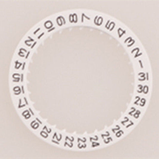 Generic Replacement White Date Disk Wheel Date Wheel for Miyota 8200 Movement