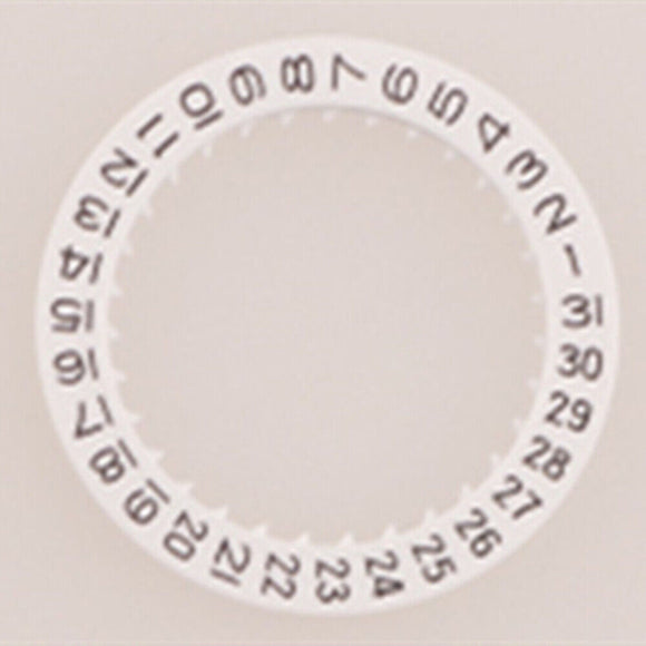 Generic Replacement White Date Disk Wheel Date Wheel for Miyota 8200 Movement