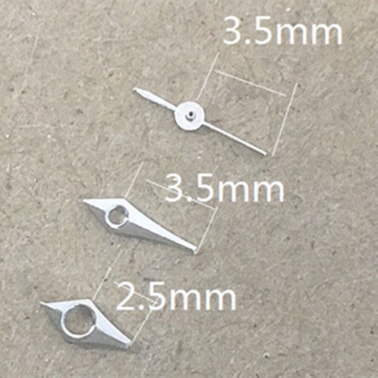 Aiguilles de montre argentées à 3 aiguilles pour mouvement de montre à quartz VC11