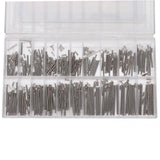 200pcs 8-27mm Watch Band Spring Bars Strap Link Pins Watch Link Pins Tool Set