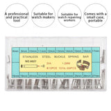 200pcs 8-27mm Watch Band Spring Bars Strap Link Pins Watch Link Pins Tool Set