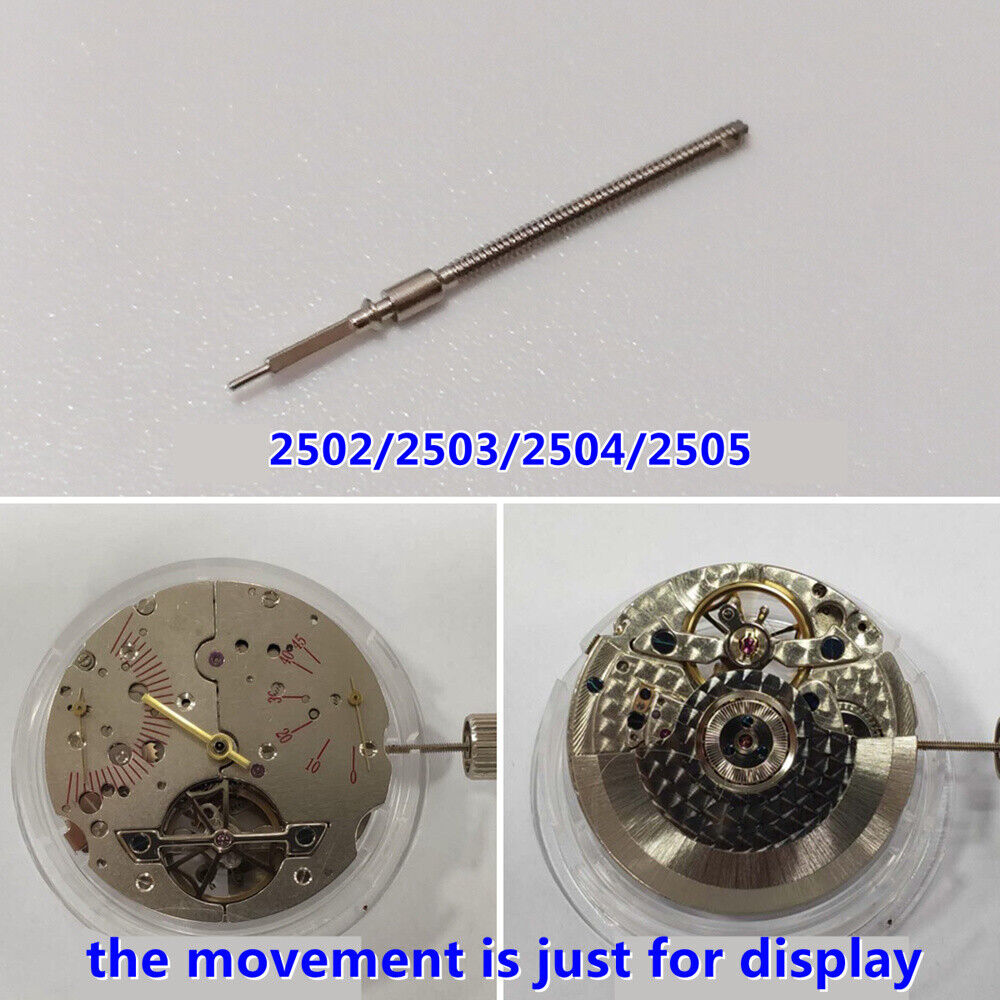 Set of 5 replacement watch winding stems compatible with TY2502-2505 movements for precise repairs.