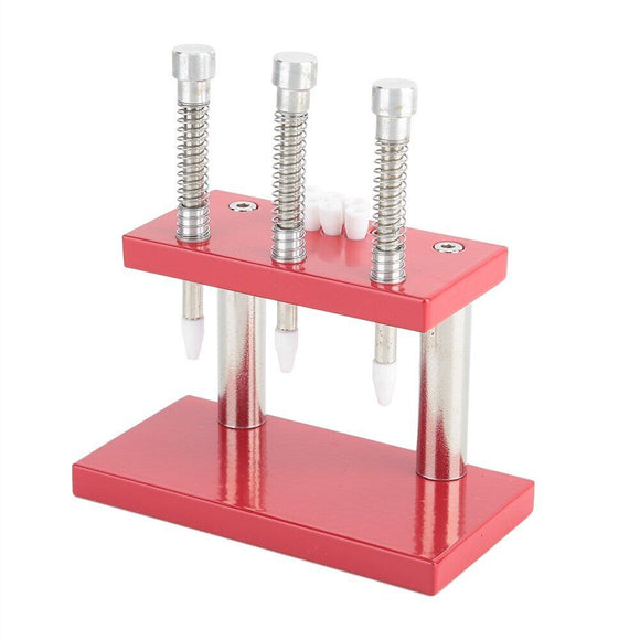 3 Heads Aluminum Watch Hands Fitting Setting Press Presser Plunger with 7 Dies