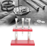 3 Heads Aluminum Watch Hands Fitting Setting Press Presser Plunger with 7 Dies