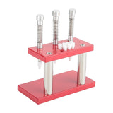 3 Heads Aluminum Watch Hands Fitting Setting Press Presser Plunger with 7 Dies