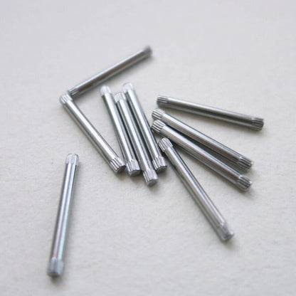 Goupille de maillon de bracelet de montre à extrémités moletées de 1,2 mm, 1,35 mm ou 1,4 mm d'épaisseur AB-6086