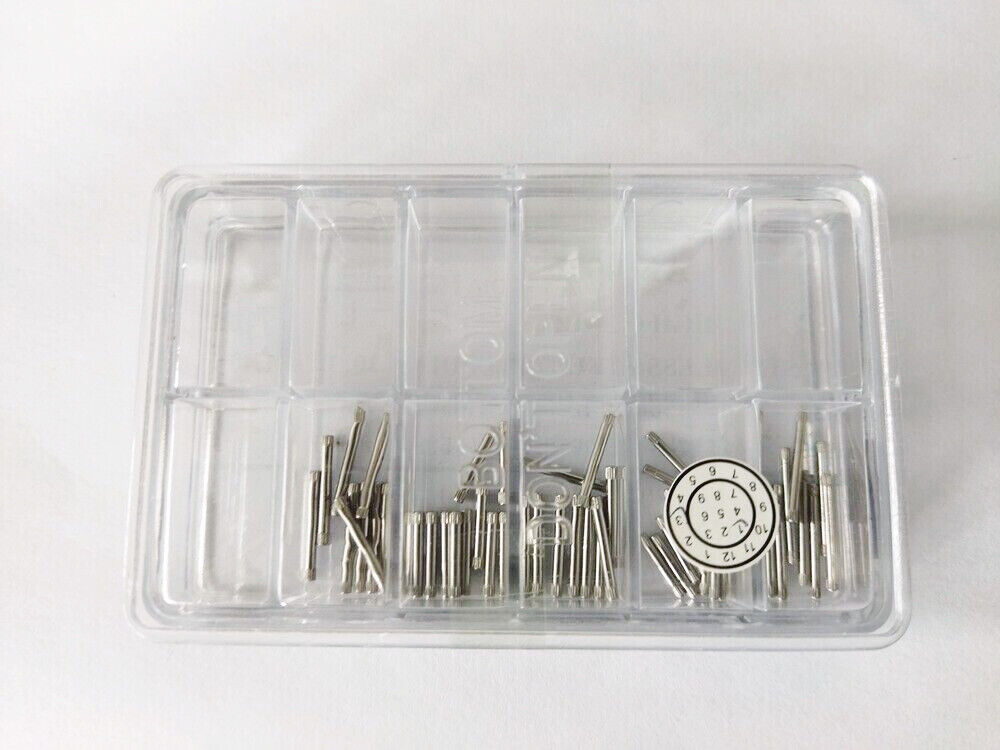Goupille de maillon de bracelet de montre à extrémités moletées de 1,2 mm, 1,35 mm ou 1,4 mm d'épaisseur AB-6086