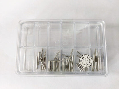 Goupille de maillon de bracelet de montre à extrémités moletées de 1,2 mm, 1,35 mm ou 1,4 mm d'épaisseur AB-6086