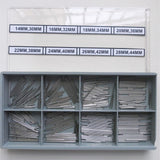 320pcs Extra Long 1.5mm Single Shoulder S/S Spring Bar Assortment 14mm-44mm