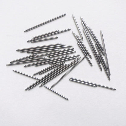 Assortiment de 320 barrettes à ressort extra longues de 1,5 mm, à épaulement simple, en acier inoxydable, de 14 à 44 mm 