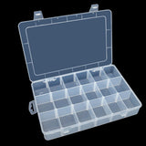 18 Grids Plastic Small Transparent Containers Storage Case Organizer EKB-201