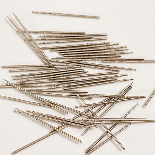 Set of 5 replacement watch winding stems for PE70, PE90, PE50 movements, compatible with various watch repairs.