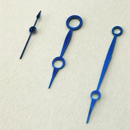 Lume blue watch hands for ST3600/ETA6497 movement, precise and luminous replacement parts.