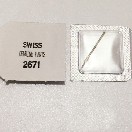 Set of 3 ETA 2671 watch winding stems for precise watch repair and maintenance.