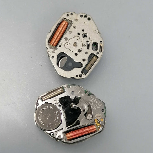 Japan Made Miyota 3D44 quartz watch movement with 2 hands, ideal for precise watch repairs.