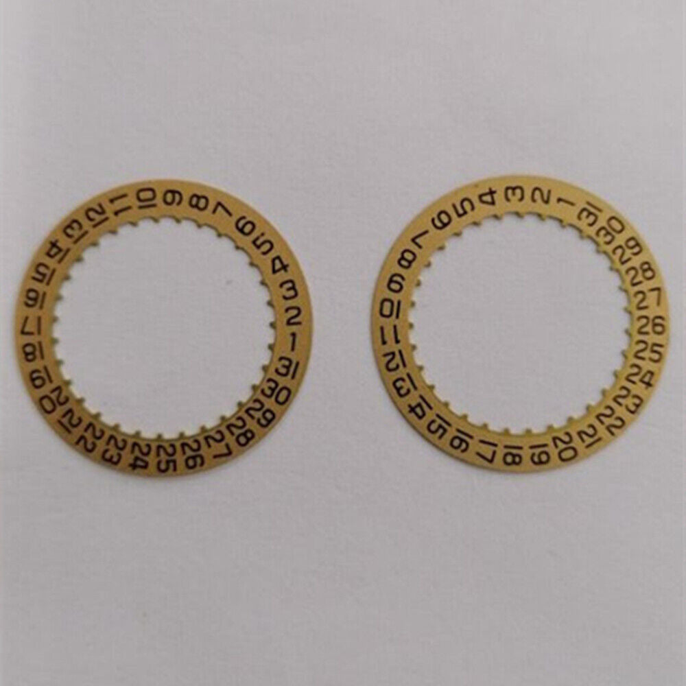 Golden Date Disk Wheel for 2824-2 2892 Movement by Generic Date@3, ideal watch repair part