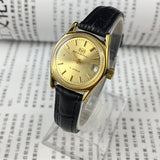 Golden Dial China Tianjin Factory 19 Jewels Seagull Manual Mechanical Lady Watch