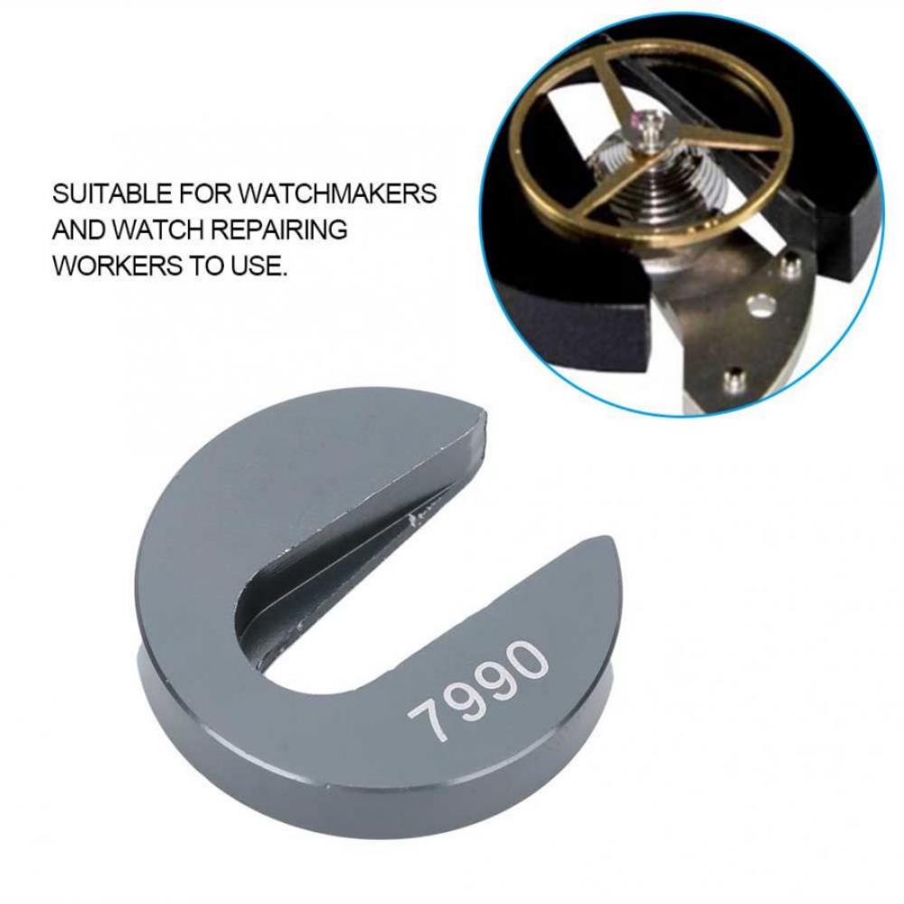 Replacement support for cleaning balance wheel impulse-pin by 7990, precise watch repair tool for accurate maintenance