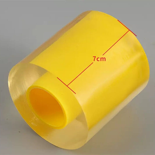 7cm wide transparent protective film for silver watch bands, ensuring scratch-free jewelry.