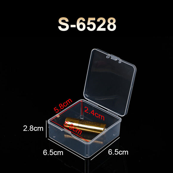 5pcs 2.8x6.5x6.5cm Mini Square Toolbox Box Container Storage Case Hinged Lid