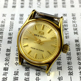 Round Case Golden Nail China Tianjin Seagull Manual Mechanical Ladies Watch