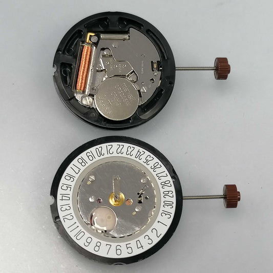 Ronda 515 Quarzuhrwerk mit Datumsanzeige und 6 Schweizer Teilen