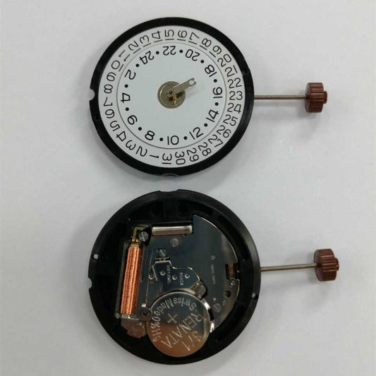 Ronda 515 24D 515.24D Quartz Watch Movement Date At 3 Quartz Movement Dual Time