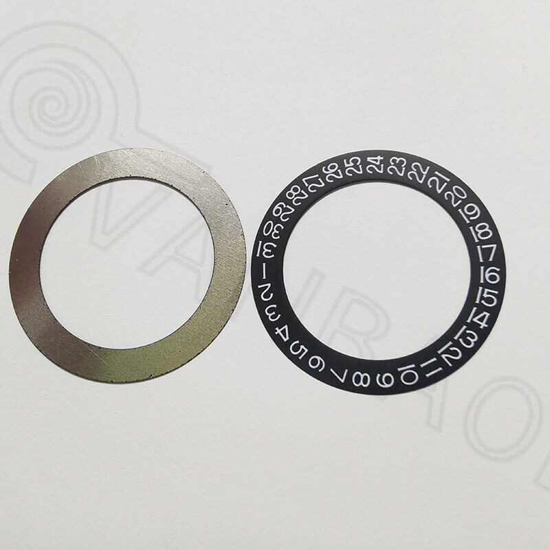 27.2mm Black Date Disk Wheel Date Wheel Generic for Watch Movement Date at 3