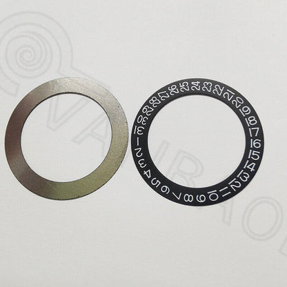 27.2mm Black Date Disk Wheel Date Wheel Generic for Watch Movement Date at 3