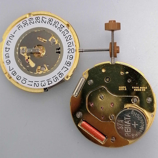 Ronda 6004D 6004.D Quarzuhrwerk, Datum bei 3, Swiss Made