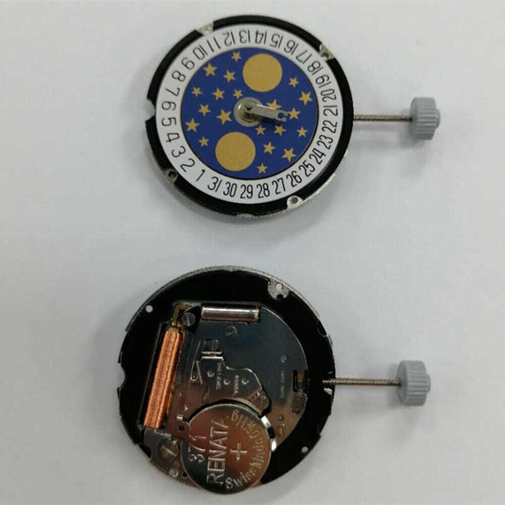 Mouvement de montre à quartz Ronda 708 Date@6 Pièces suisses