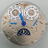 China Made Shanghai LB20 Mechanical Movement Big Date@12 Moon Phase@6