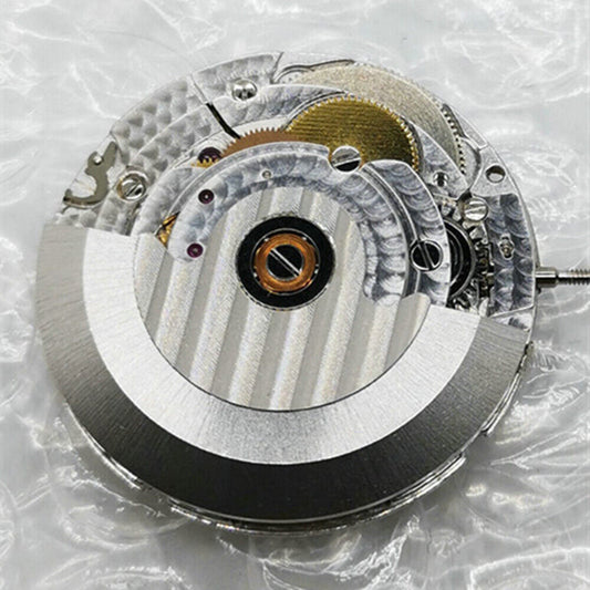 China Made Tianjin 2824-2 Silver Black Dial Wheel Automatic Mechanical Movement