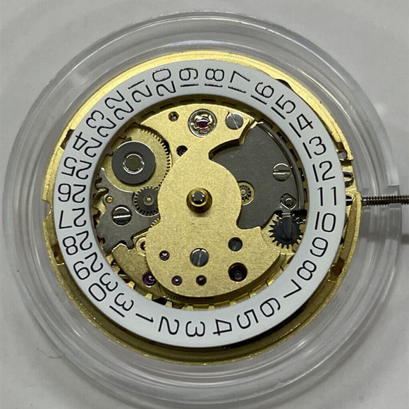 Swiss Made Golden SW260 Automatic Mechanical Movement 2 Hands Small Second At 6