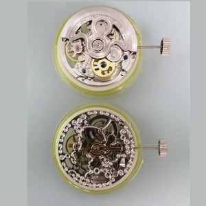 Silver Hollow 2189 Automatic Mechanical Movement China Made 3 Hands Movement